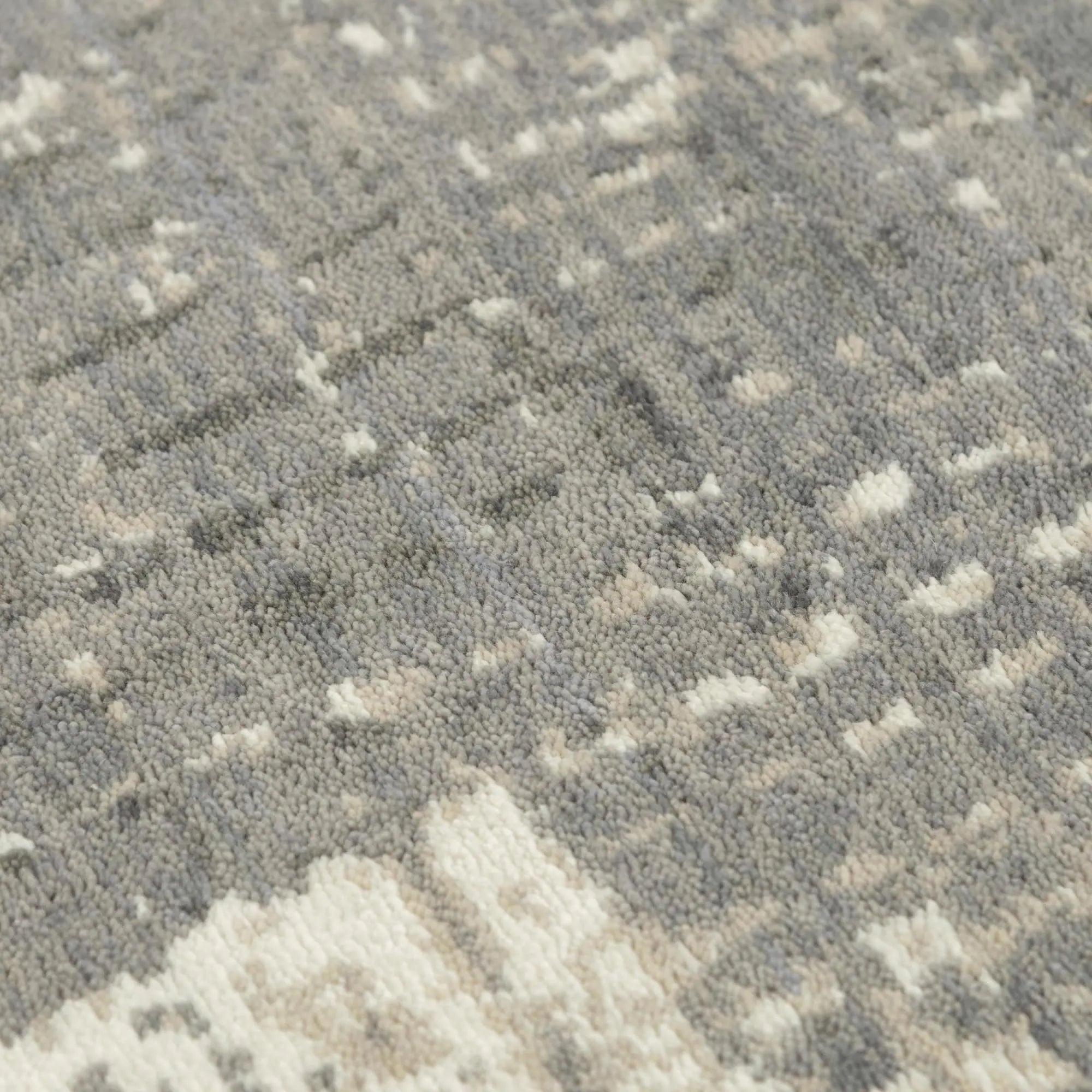 9' X 12' Gray And Light Gray New Zealand Lambs Wool Abstract Hand Carved Handmade Area Rug Homeroots Home Decor