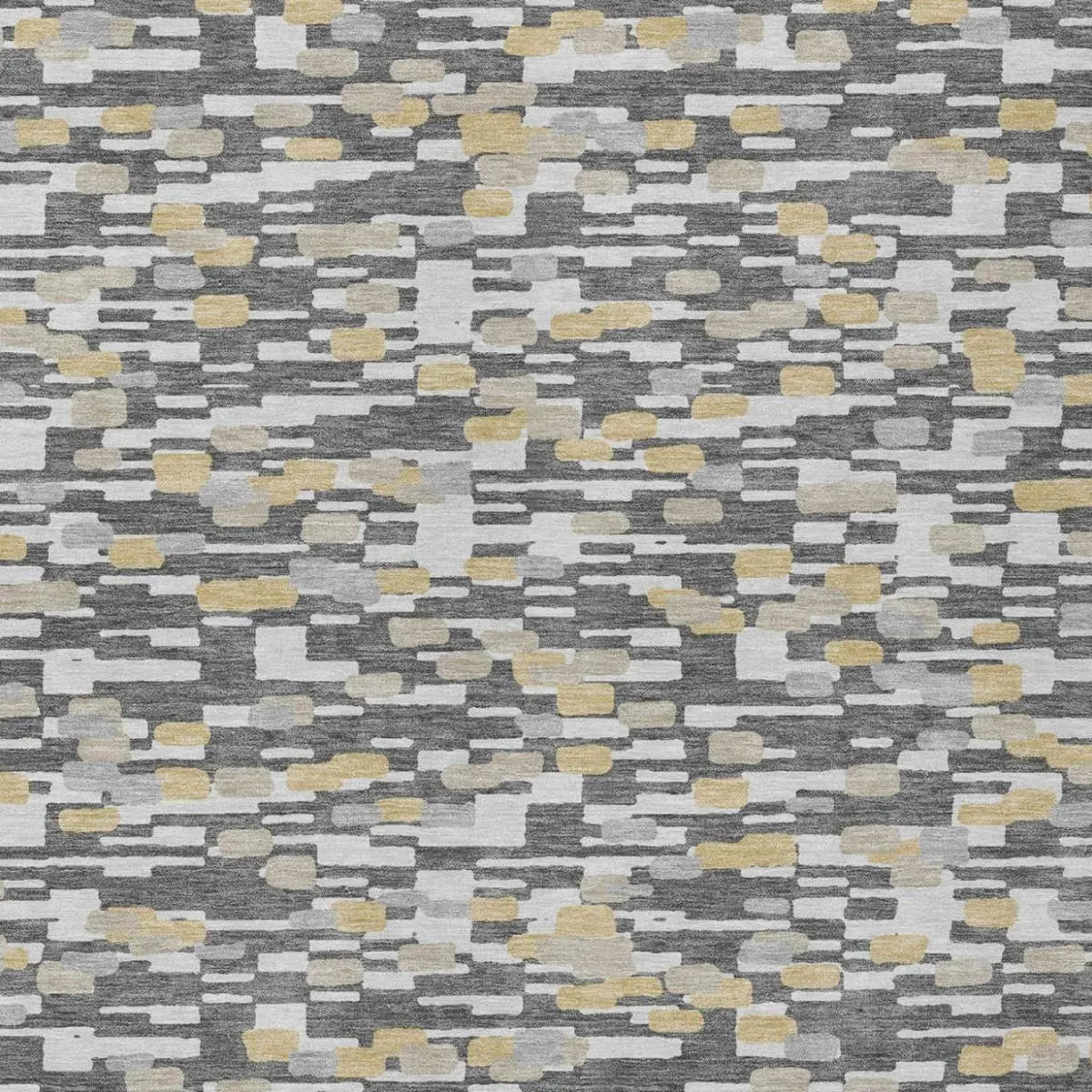 9' X 12' Gray And Silver Geometric Washable Indoor Outdoor Area Rug Homeroots Outdoor