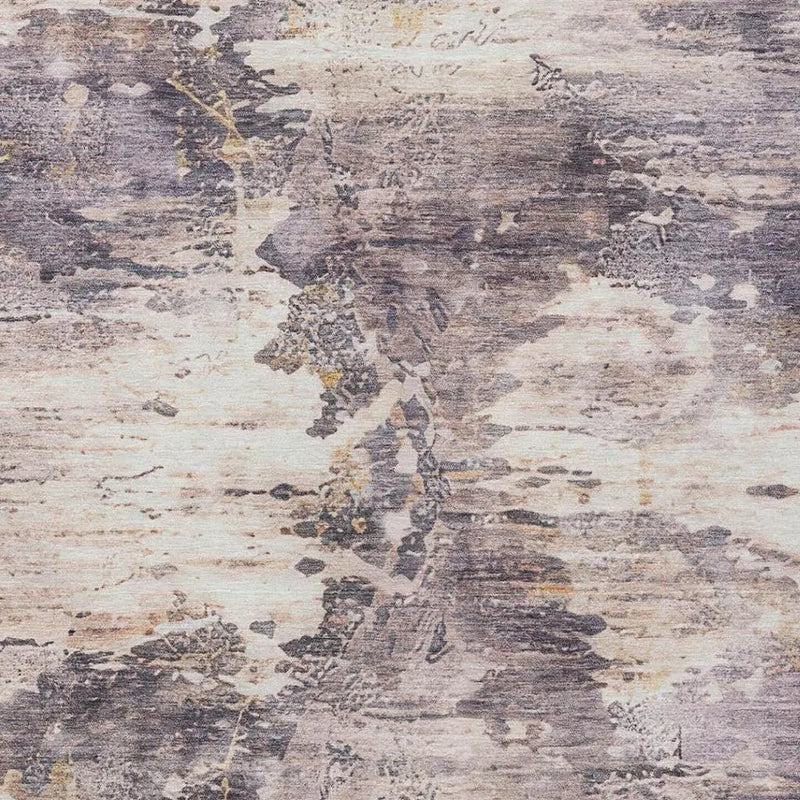 9' X 12' Gray And Tan Abstract Washable Indoor Outdoor Area Rug Homeroots Outdoor