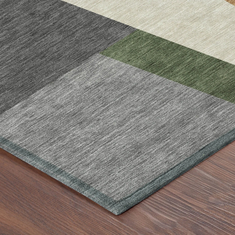 9' X 12' Gray And Taupe Geometric Washable Indoor Outdoor Area Rug Homeroots Outdoor
