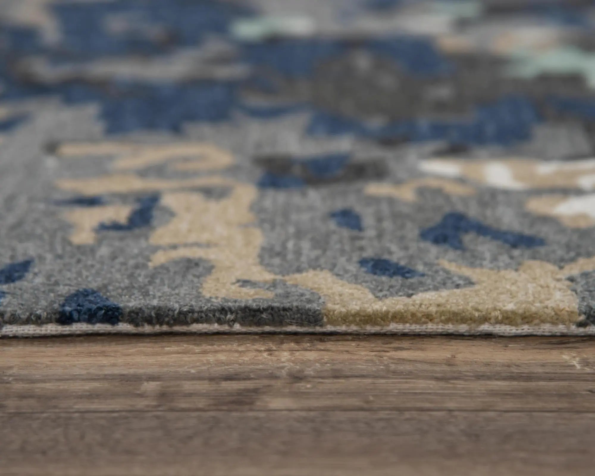 9' X 12' Gray Blue Ivory And Beige Abstract Hand Tufted Area Rug Homeroots Home Decor