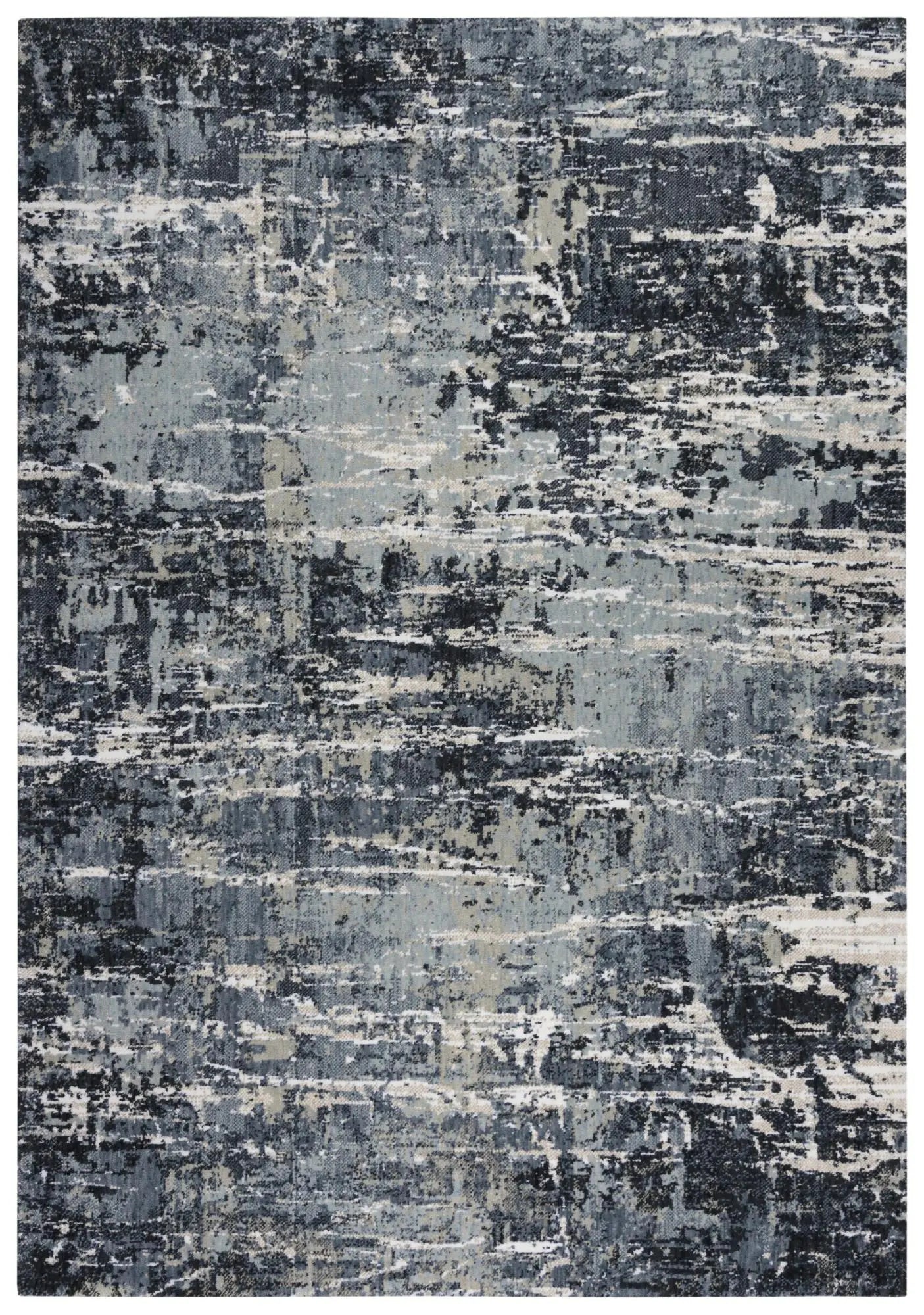 9' X 12' Gray Charcoal Beige And Ivory Abstract Hand Carved Handmade Area Rug Homeroots Home Decor