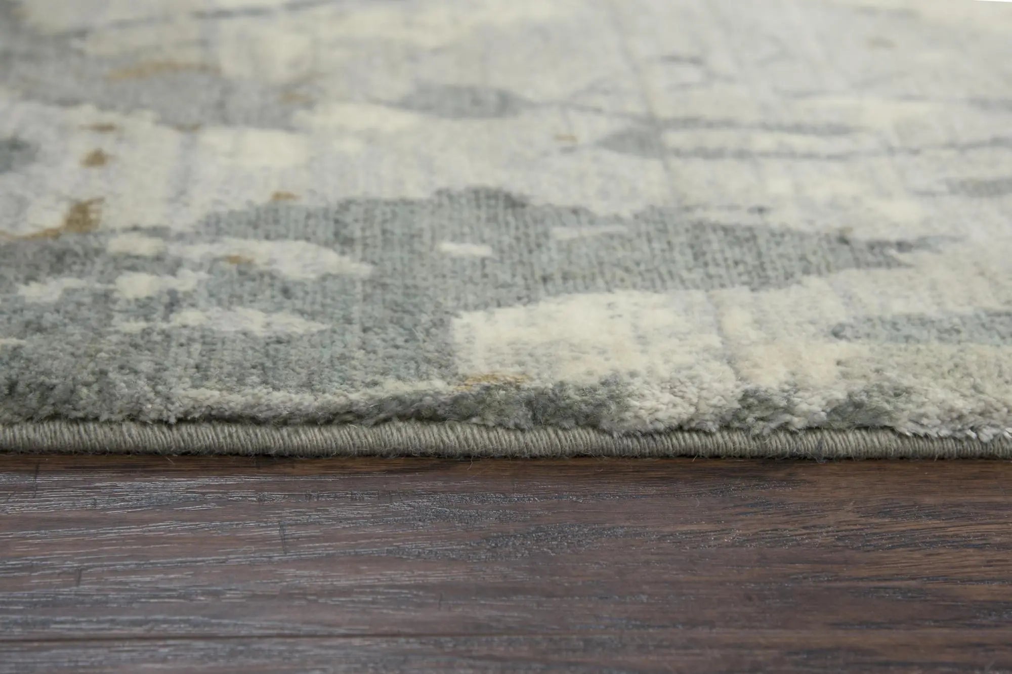 9' X 12' Gray Light Gray Beige And Ivory New Zealand Lambs Wool Abstract Hand Carved Handmade Area Rug Homeroots Home Decor