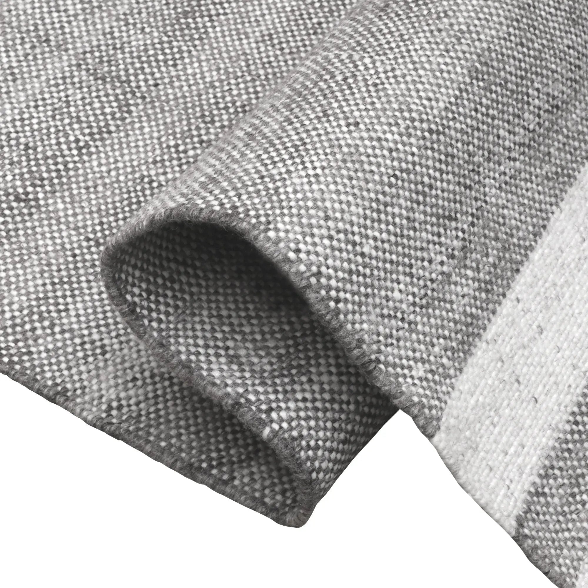 9' X 12' Gray Striped Handmade Indoor Outdoor Area Rug Homeroots Outdoor