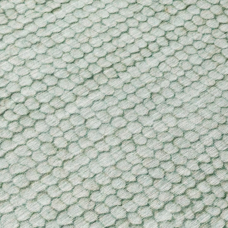 9' X 12' Green And Blue Striped Washable Indoor Outdoor Area Rug Homeroots Outdoor