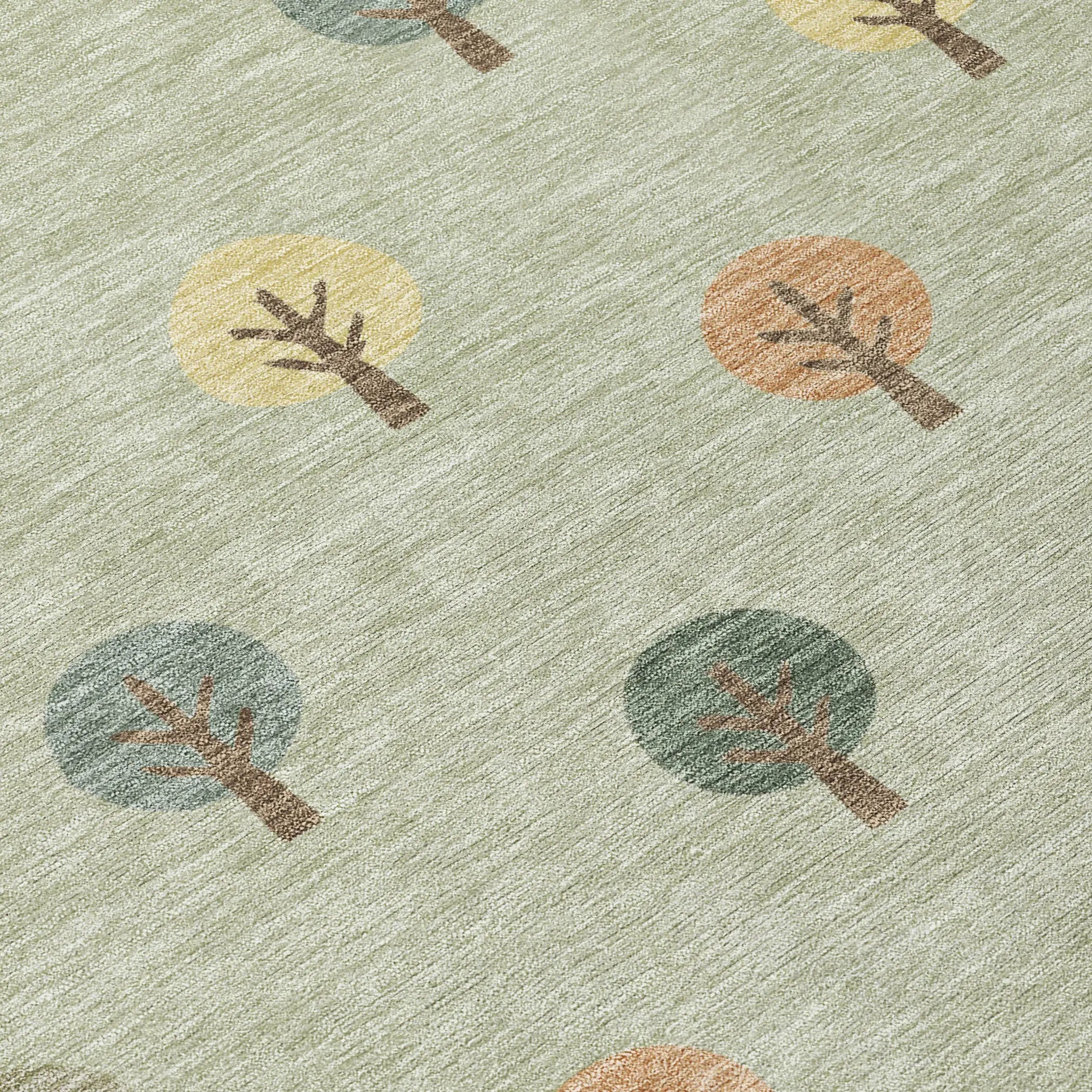9' X 12' Green And Wheat Geometric Washable Indoor Outdoor Area Rug Homeroots Outdoor