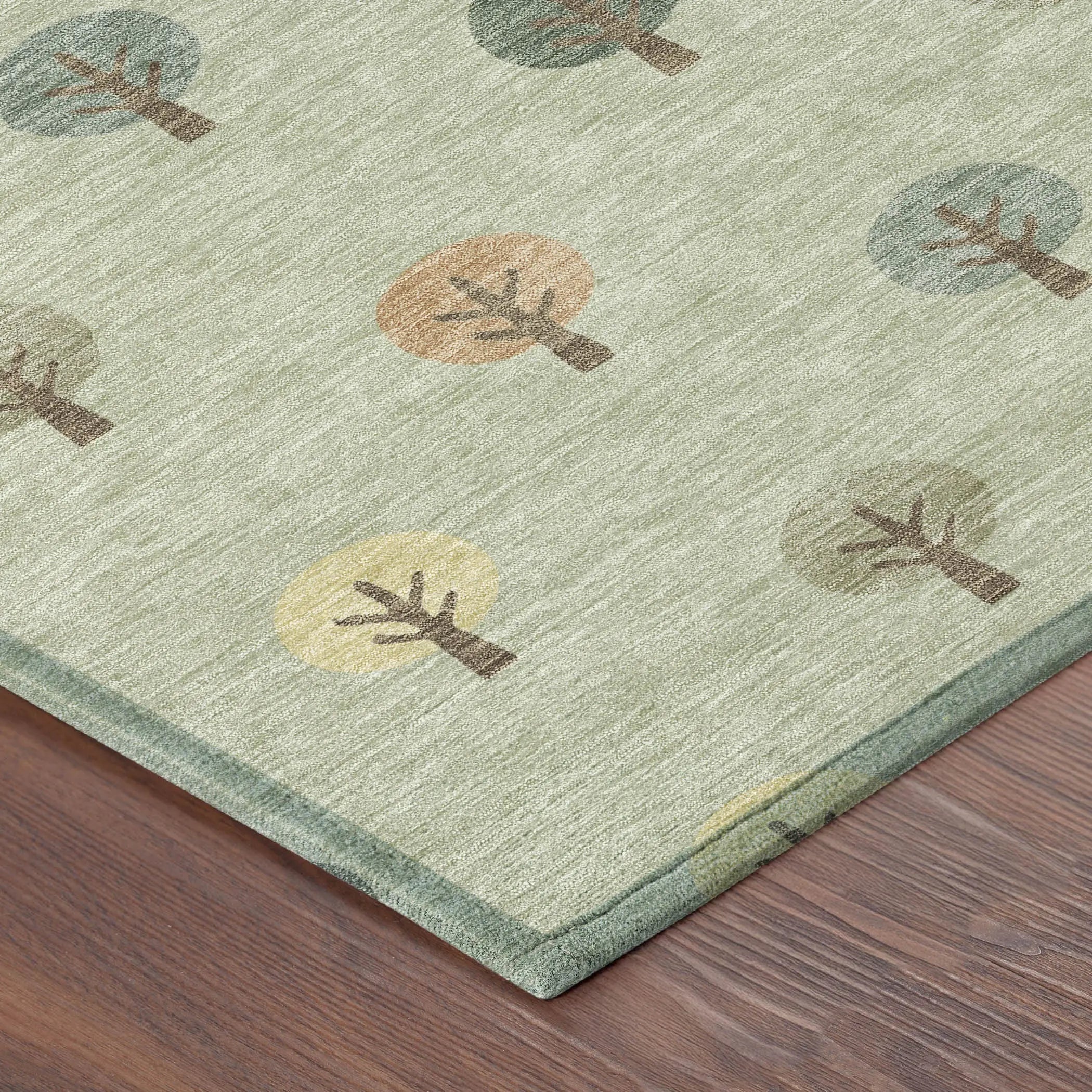 9' X 12' Green And Wheat Geometric Washable Indoor Outdoor Area Rug Homeroots Outdoor