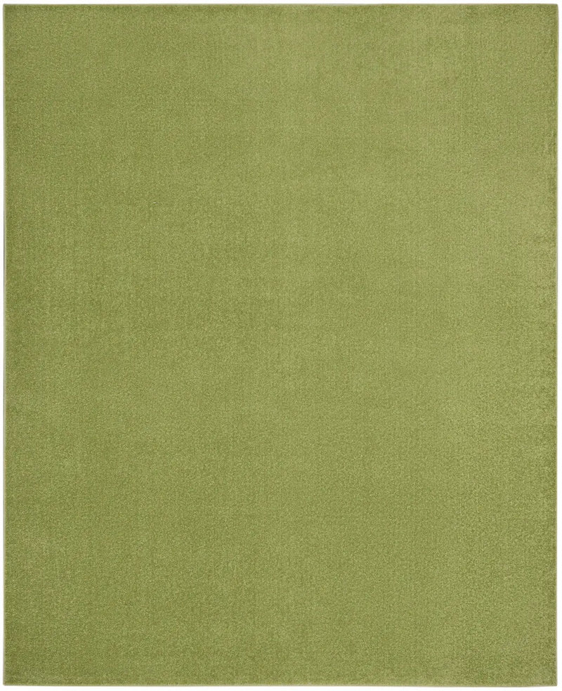 9' X 12' Green Indoor Outdoor Area Rug Homeroots Outdoor