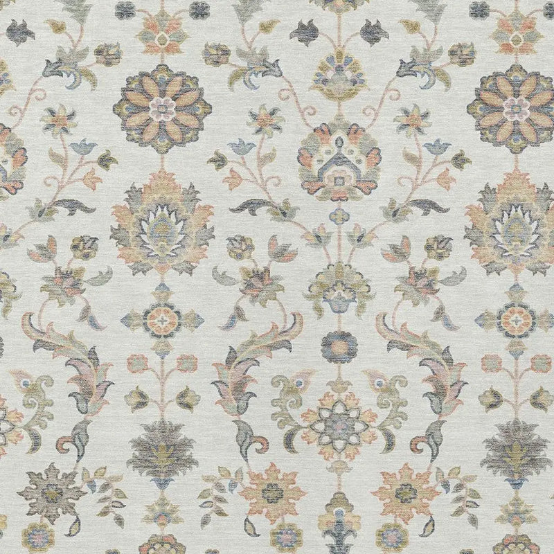 9' X 12' Ivory And Beige Abstract Washable Indoor Outdoor Area Rug Homeroots Outdoor