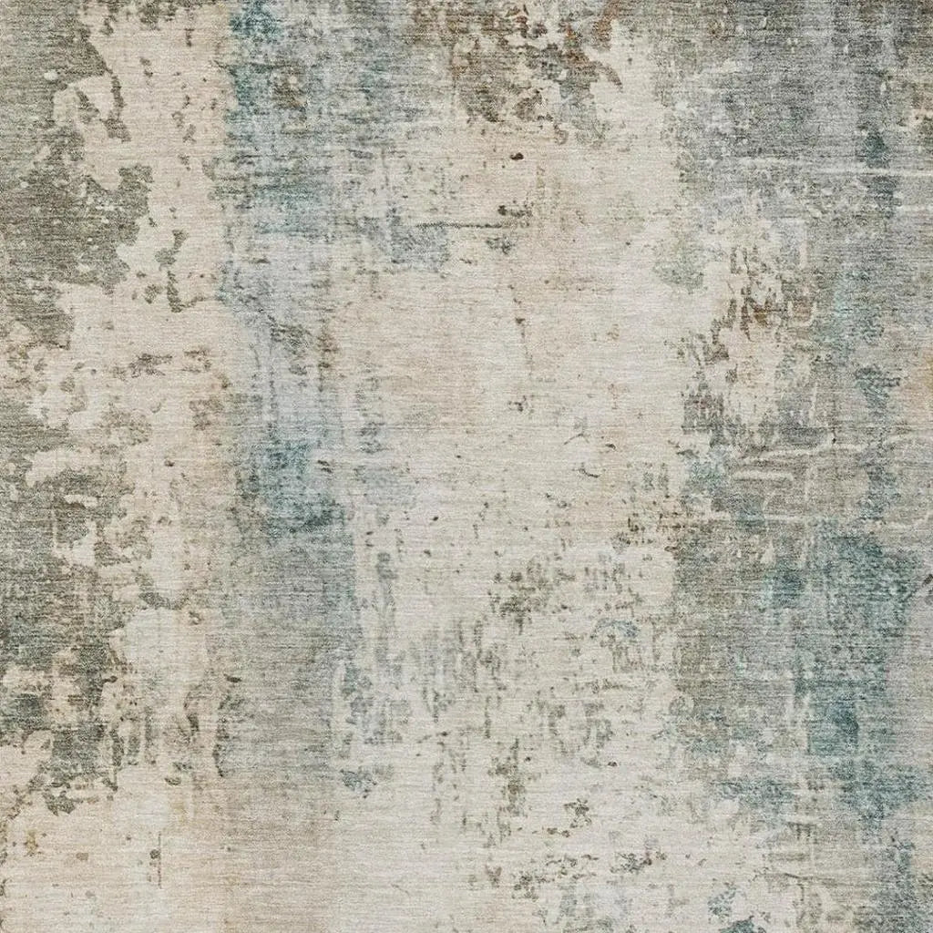 9' X 12' Ivory And Beige Abstract Washable Indoor Outdoor Area Rug Homeroots Outdoor