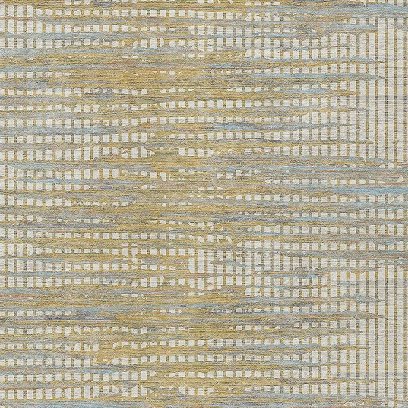 9' X 12' Ivory And Beige Abstract Washable Indoor Outdoor Area Rug Homeroots Outdoor