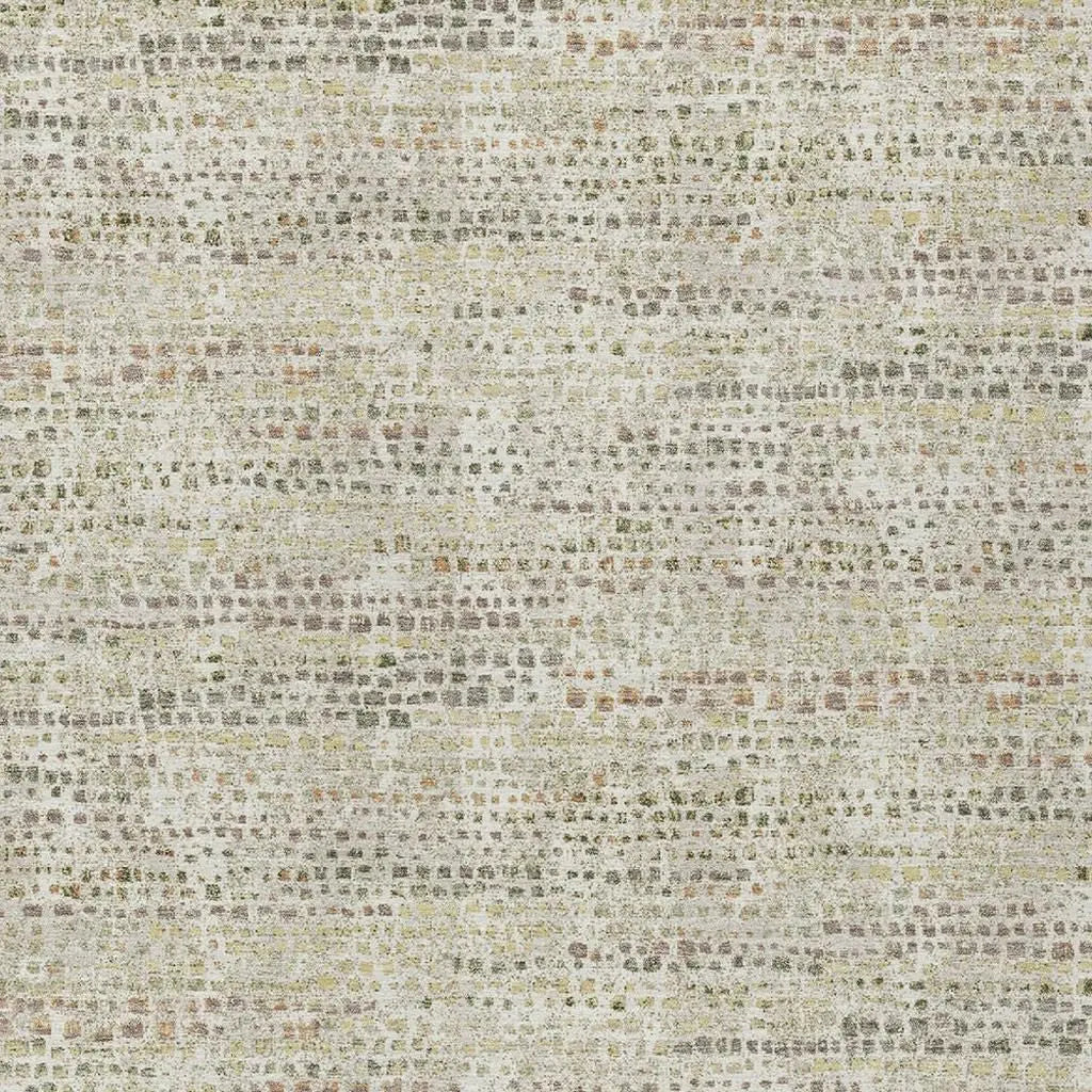 9' X 12' Ivory And Beige Abstract Washable Indoor Outdoor Area Rug Homeroots Outdoor
