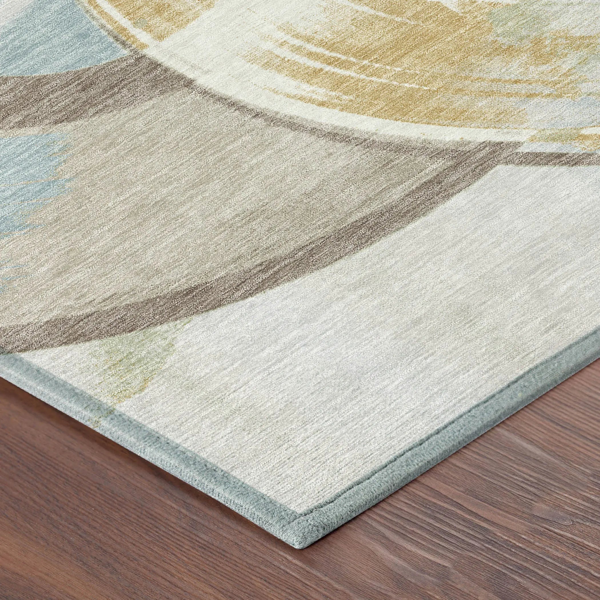 9' X 12' Ivory And Beige Geometric Washable Indoor Outdoor Area Rug Homeroots Outdoor