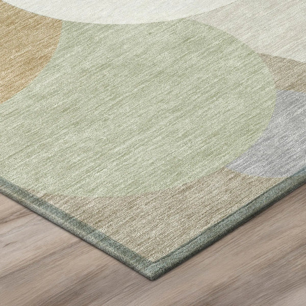 9' X 12' Ivory And Beige Geometric Washable Indoor Outdoor Area Rug Homeroots Outdoor