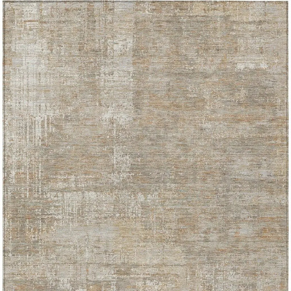 9' X 12' Ivory And Blue Abstract Washable Indoor Outdoor Area Rug Homeroots Outdoor