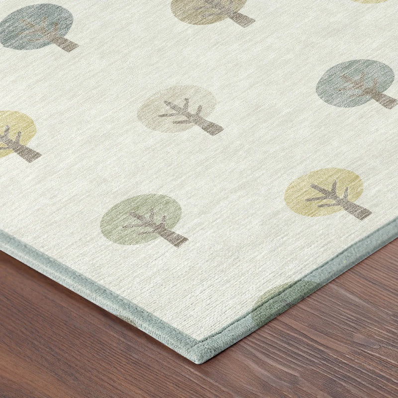 9' X 12' Ivory And Brown Geometric Washable Indoor Outdoor Area Rug Homeroots Outdoor