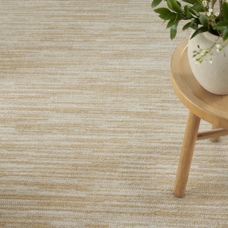 9' X 12' Ivory And Gold Abstract Indoor Outdoor Area Rug Homeroots Outdoor