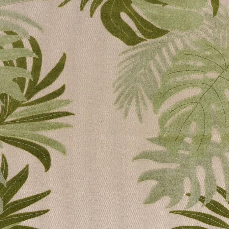 9' X 12' Ivory And Green Palm Leaf Indoor Outdoor Area Rug Homeroots Outdoor