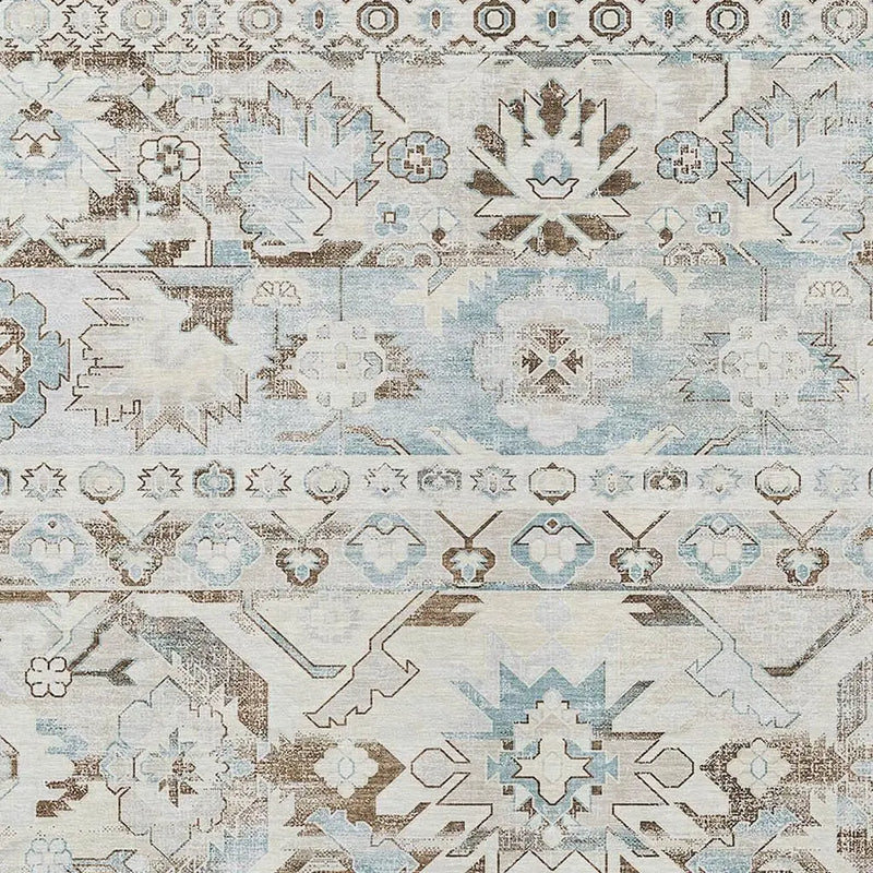 9' X 12' Ivory And Linen Cactus Washable Indoor Outdoor Area Rug Homeroots Outdoor