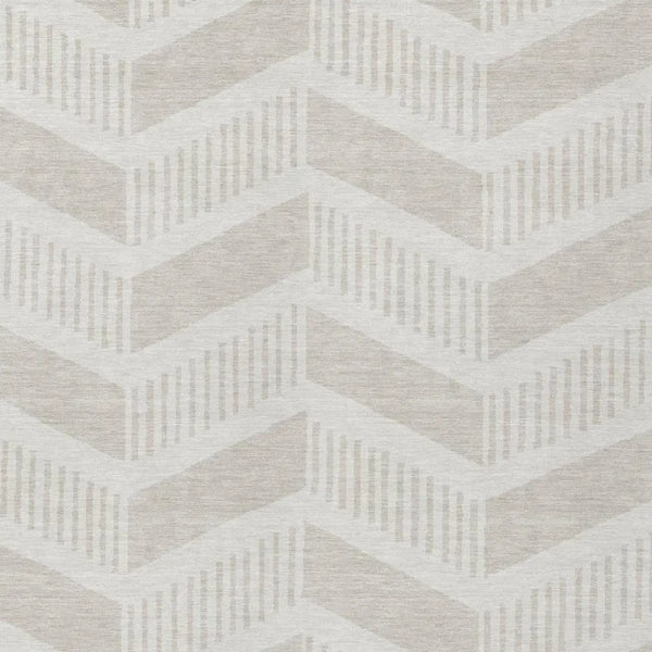 9' X 12' Ivory And Linen Geometric Washable Indoor Outdoor Area Rug Homeroots Outdoor