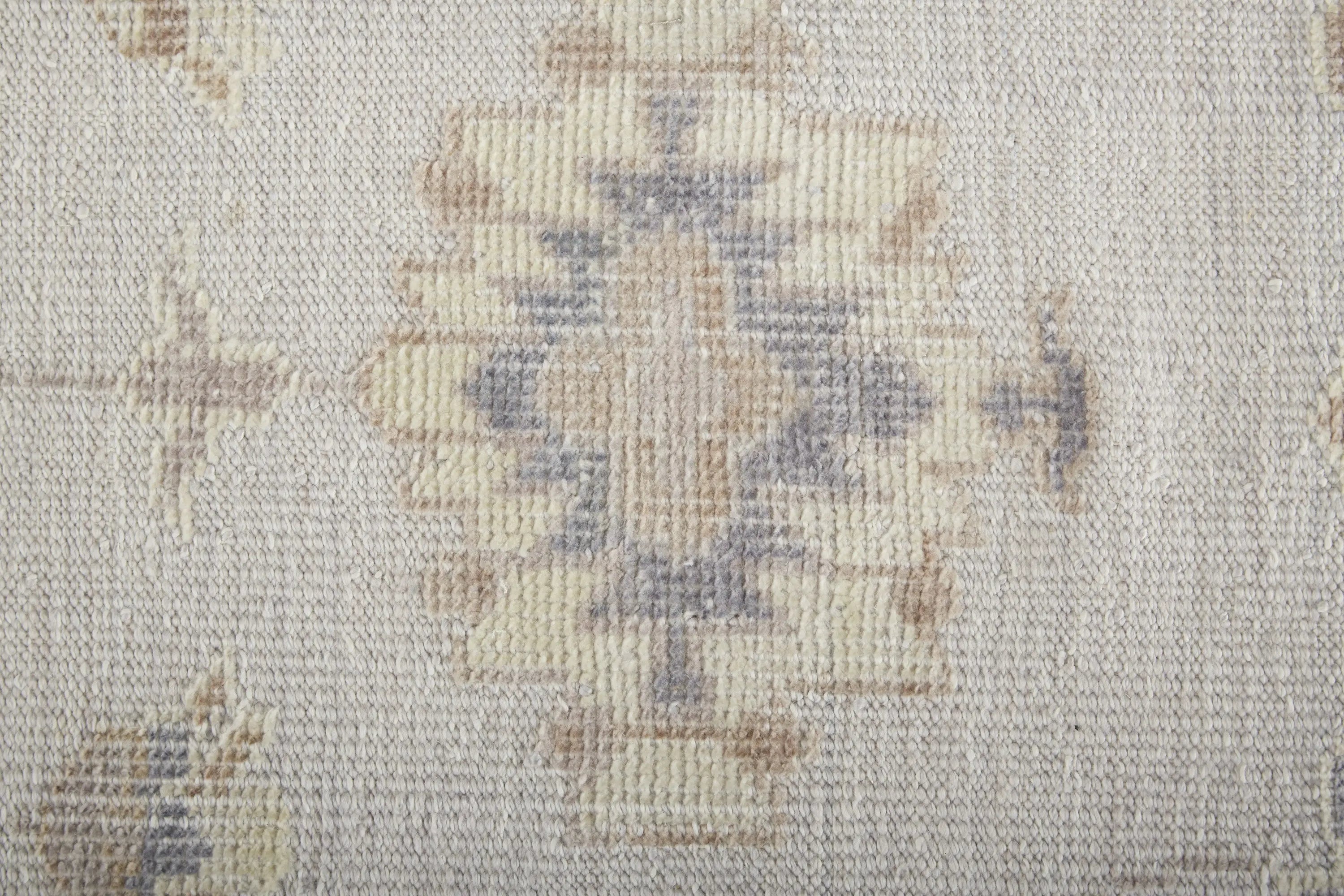 9' X 12' Ivory And Orange Floral Hand Knotted Stain Resistant Area Rug Homeroots Outdoor