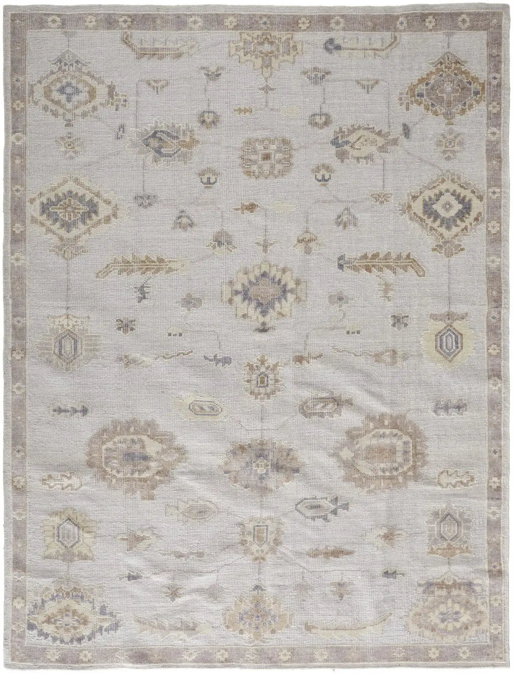 9' X 12' Ivory And Orange Floral Hand Knotted Stain Resistant Area Rug Homeroots Outdoor