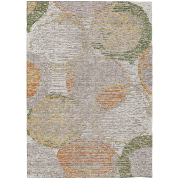 9' X 12' Ivory And Pewter Geometric Washable Indoor Outdoor Area Rug Homeroots Outdoor