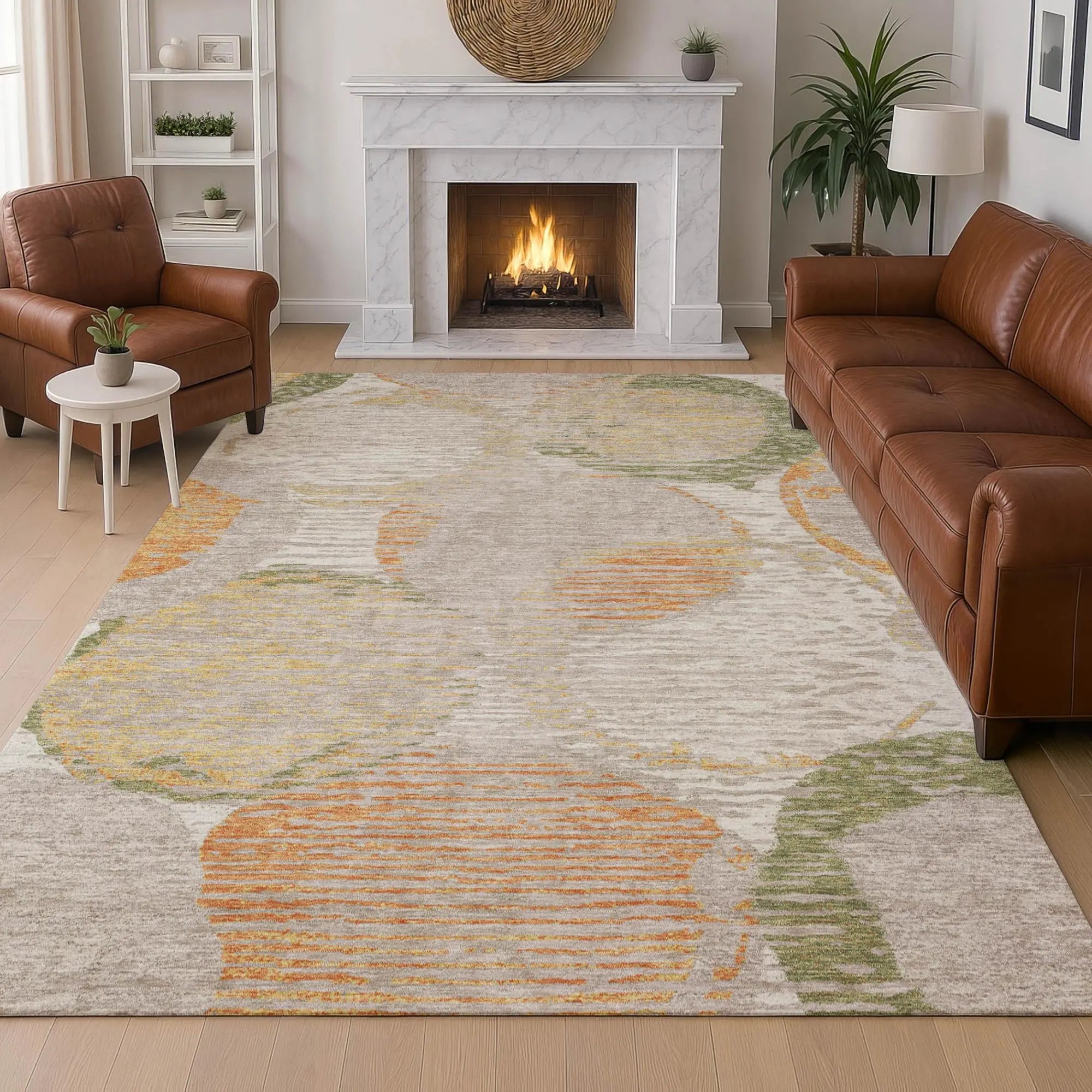 9' X 12' Ivory And Pewter Geometric Washable Indoor Outdoor Area Rug Homeroots Outdoor