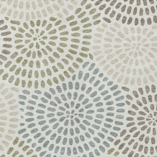 9' X 12' Ivory And Sage Geometric Washable Indoor Outdoor Area Rug Homeroots Outdoor