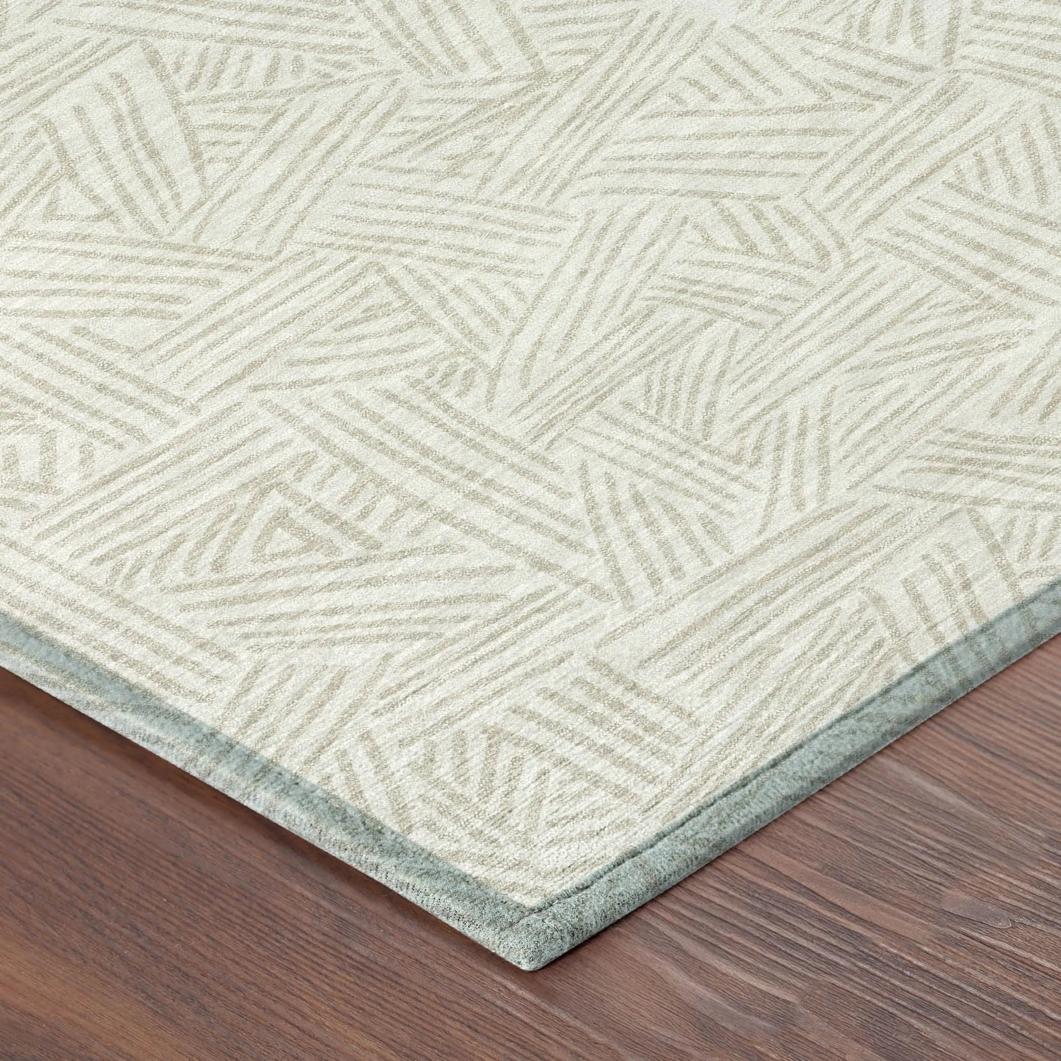 9' X 12' Ivory And Silver Geometric Washable Indoor Outdoor Area Rug Homeroots Outdoor