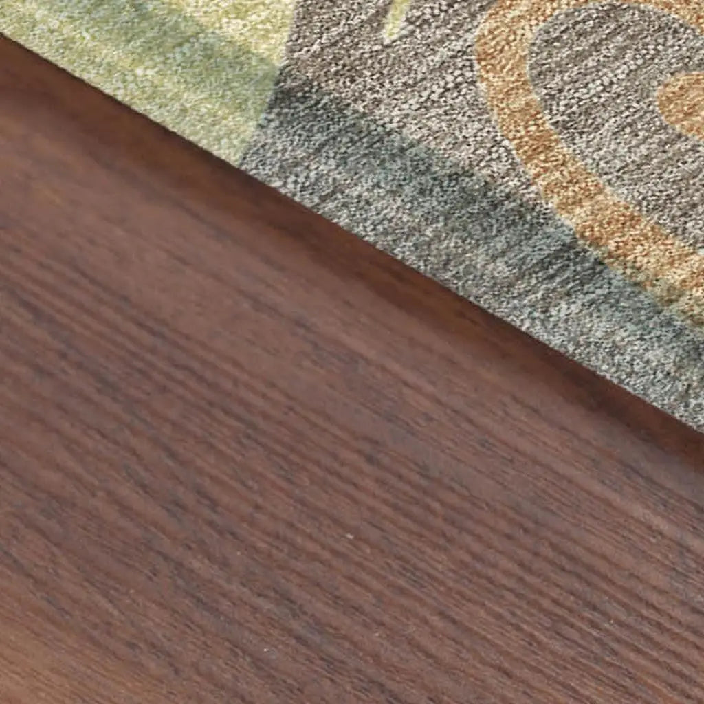 9' X 12' Ivory And Taupe Damask Washable Indoor Outdoor Area Rug Homeroots Outdoor
