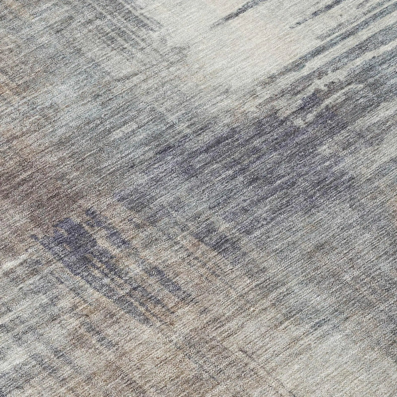 9' X 12' Khaki And Brown Abstract Washable Indoor Outdoor Area Rug Homeroots Outdoor