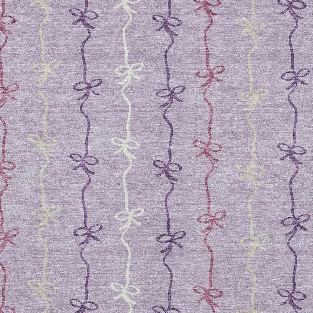 9' X 12' Lavender And Mauve Southwestern Washable Indoor Outdoor Area Rug Homeroots Outdoor