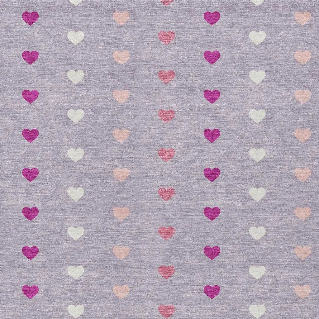 9' X 12' Lavender And Pink Geometric Washable Indoor Outdoor Area Rug Homeroots Outdoor