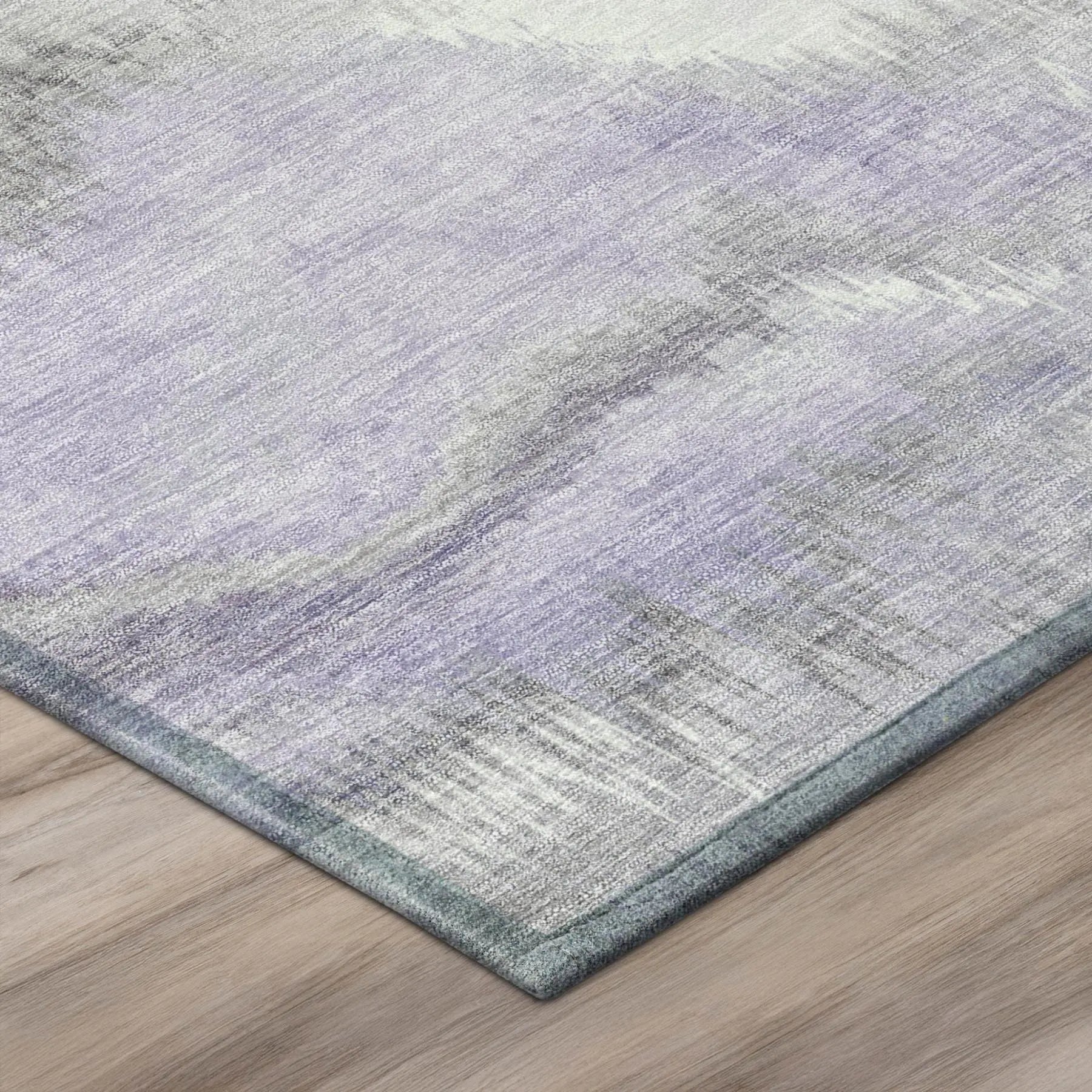9' X 12' Lavender And Purple Abstract Washable Indoor Outdoor Area Rug Homeroots Outdoor