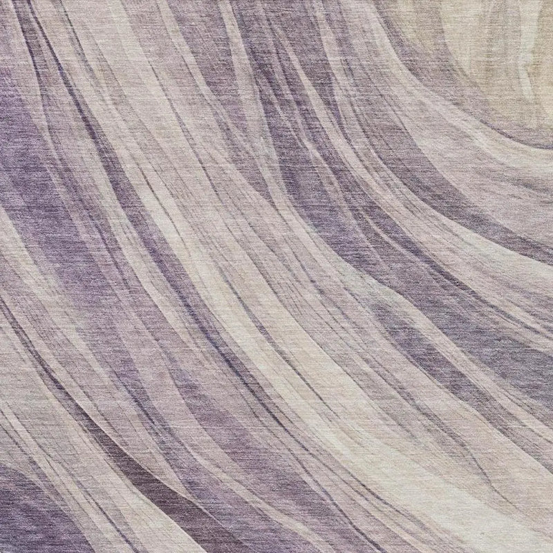 9' X 12' Lavender And Purple Abstract Washable Indoor Outdoor Area Rug Homeroots Outdoor