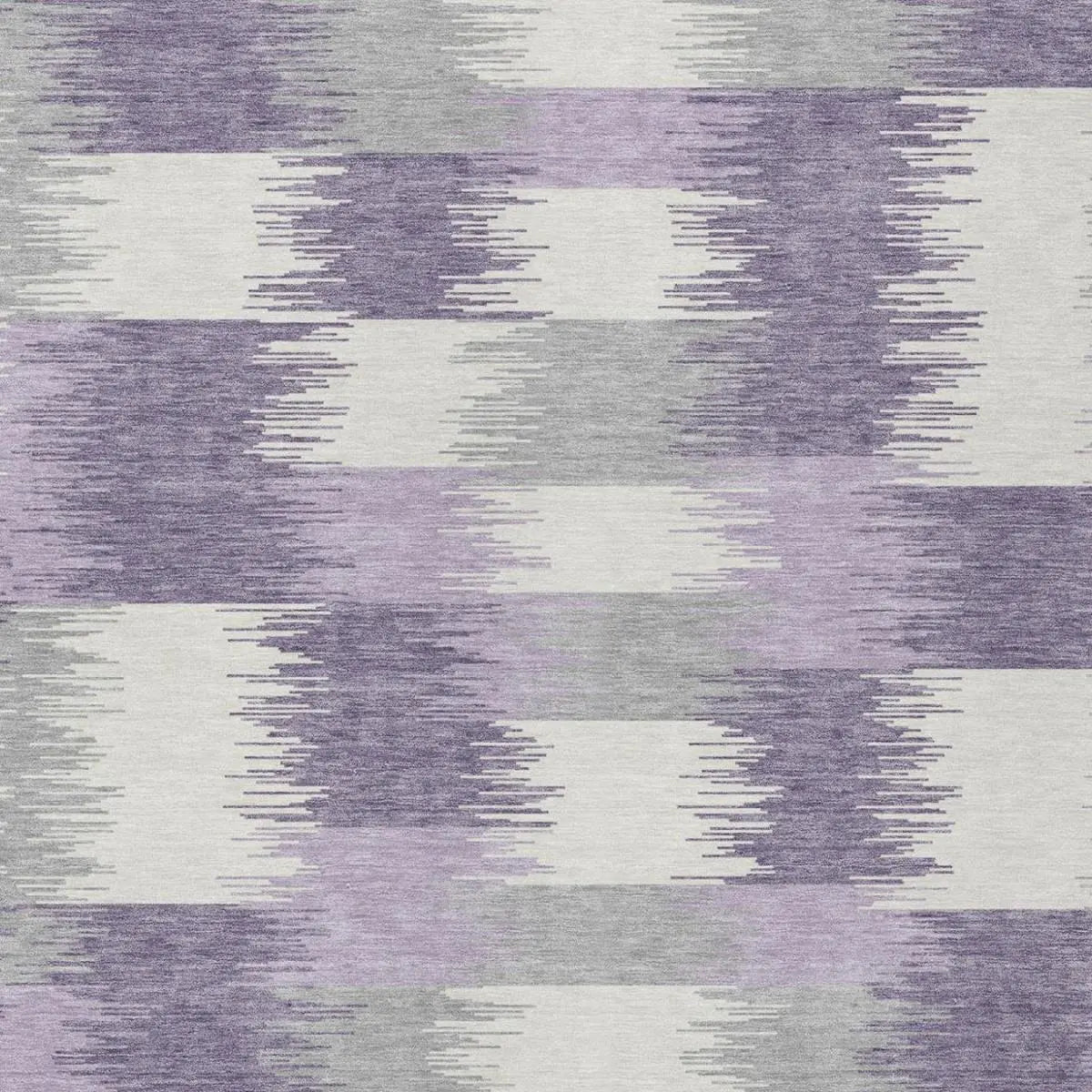 9' X 12' Lilac And Purple Geometric Washable Indoor Outdoor Area Rug Homeroots Outdoor