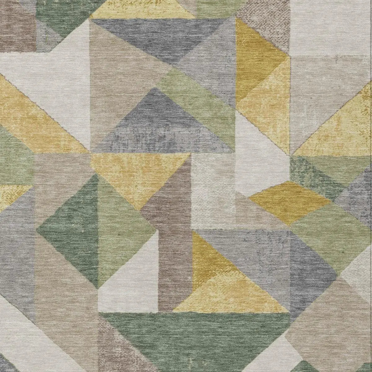 9' X 12' Linen And Ivory Geometric Washable Indoor Outdoor Area Rug Homeroots Outdoor