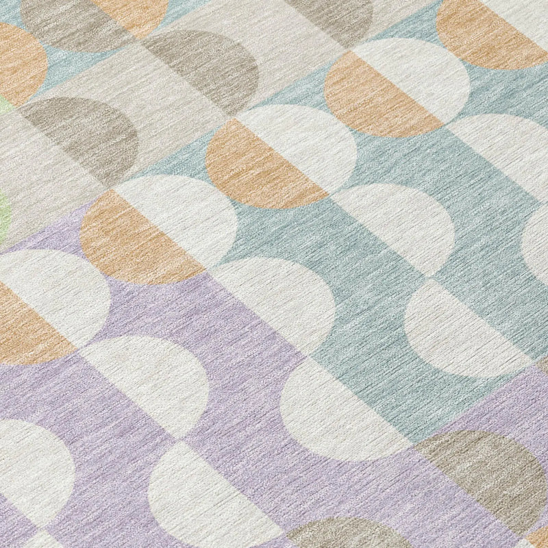 9' X 12' Linen And Ivory Geometric Washable Indoor Outdoor Area Rug Homeroots Outdoor