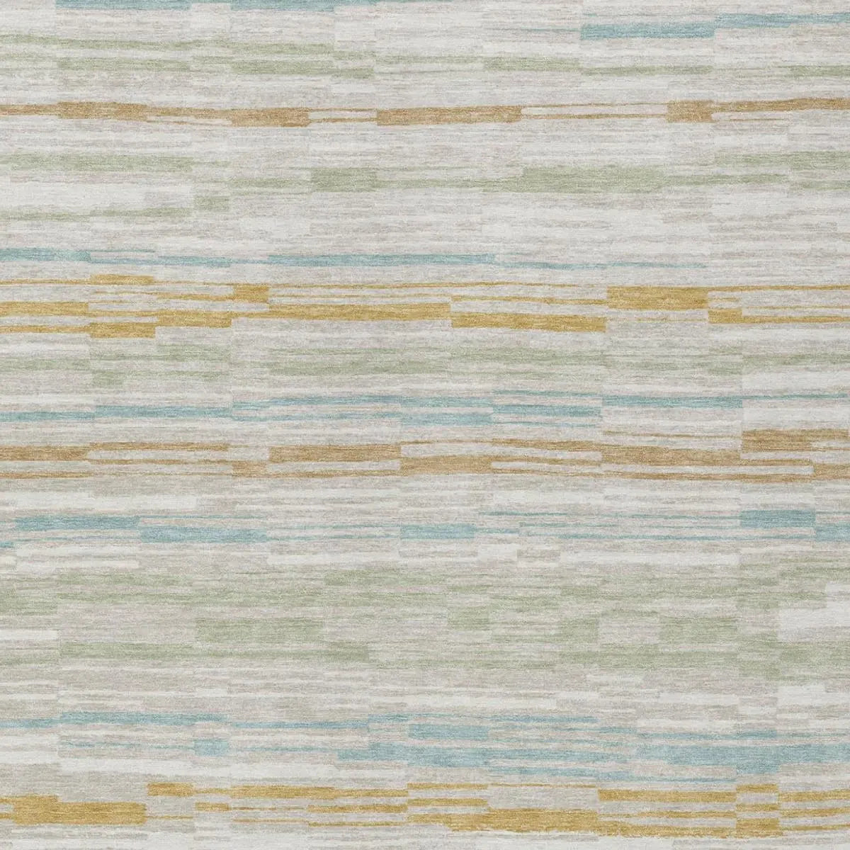 9' X 12' Linen And Ivory Striped Washable Indoor Outdoor Area Rug Homeroots Outdoor