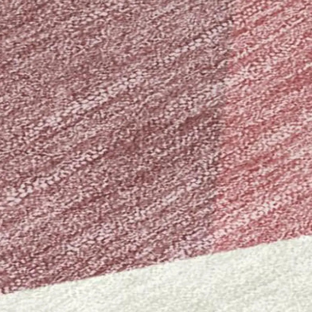 9' X 12' Mauve And Pink Geometric Washable Indoor Outdoor Area Rug Homeroots Outdoor