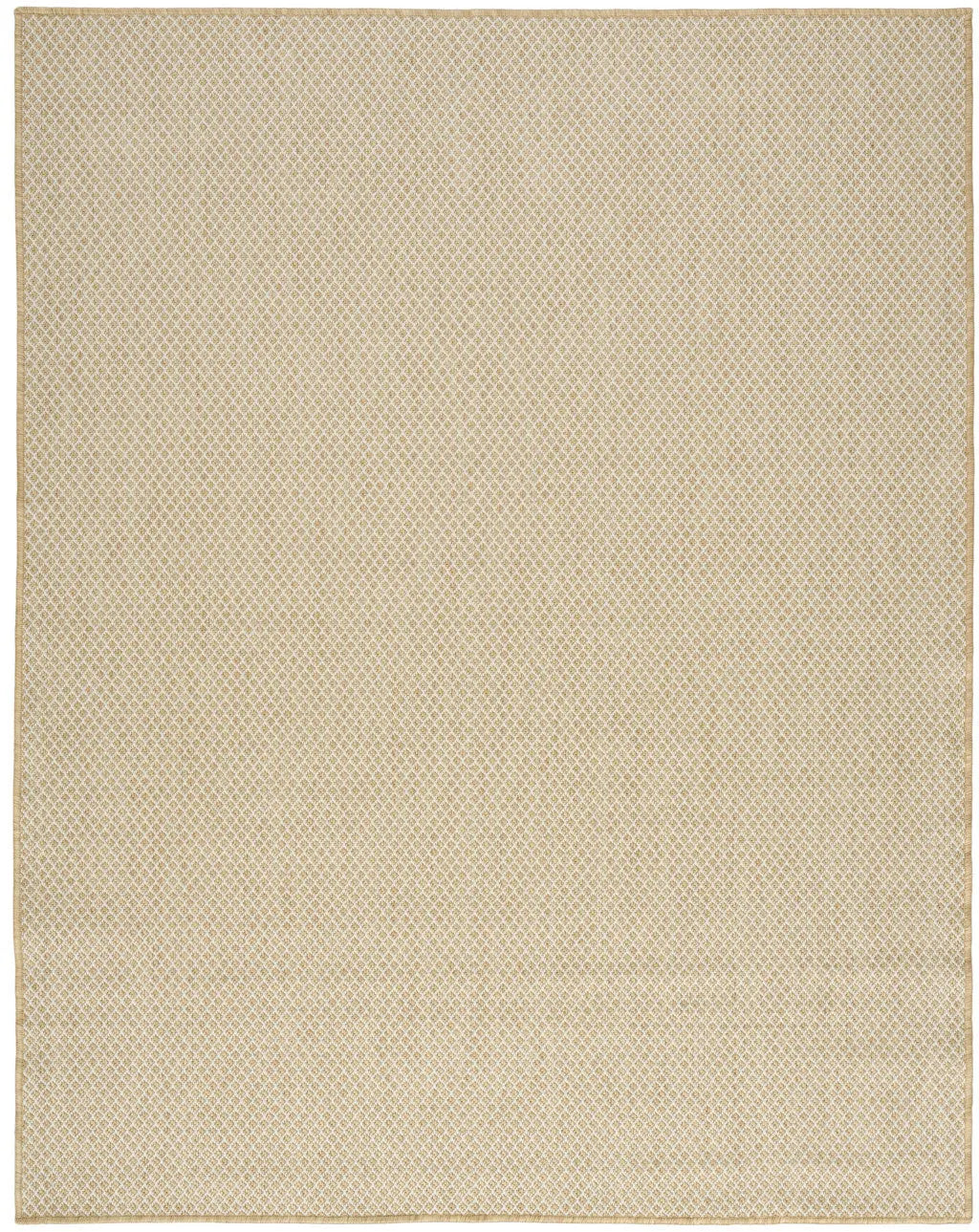 9' X 12' Natural Geometric Indoor Outdoor Area Rug Homeroots Outdoor