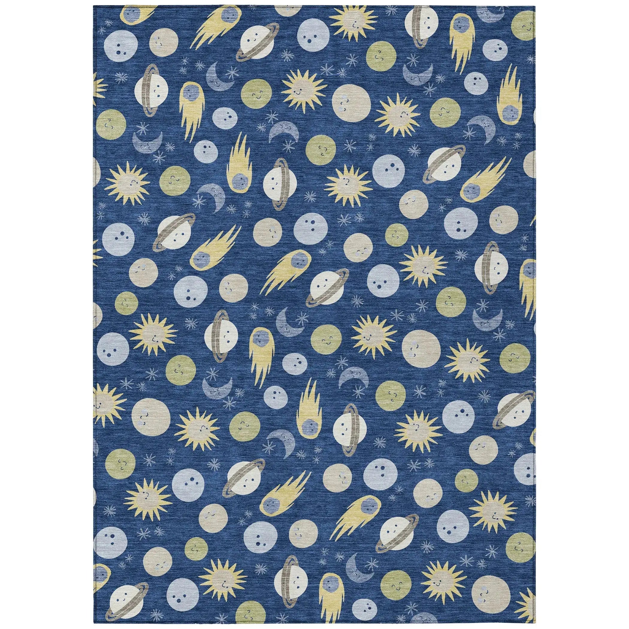 9' X 12' Navy Blue And Ivory Geometric Washable Indoor Outdoor Area Rug Homeroots Outdoor