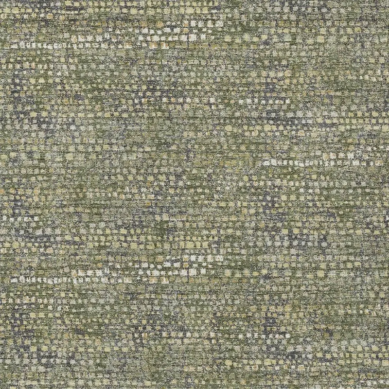 9' X 12' Olive Green And Green Abstract Washable Indoor Outdoor Area Rug Homeroots Outdoor