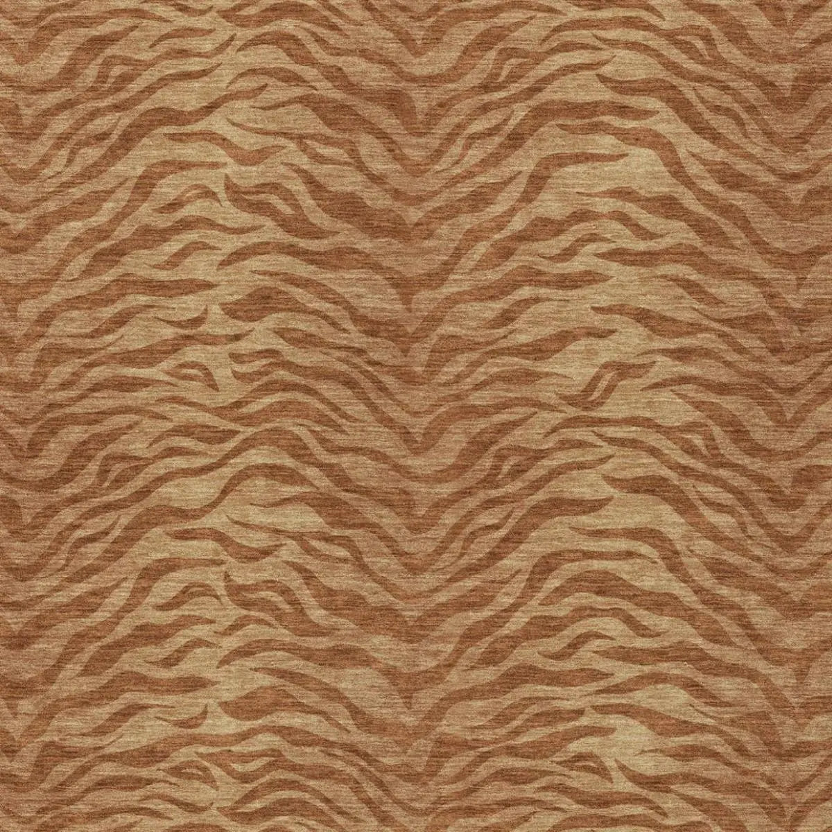 9' X 12' Orange And Copper Animal Print Washable Indoor Outdoor Area Rug Homeroots Outdoor