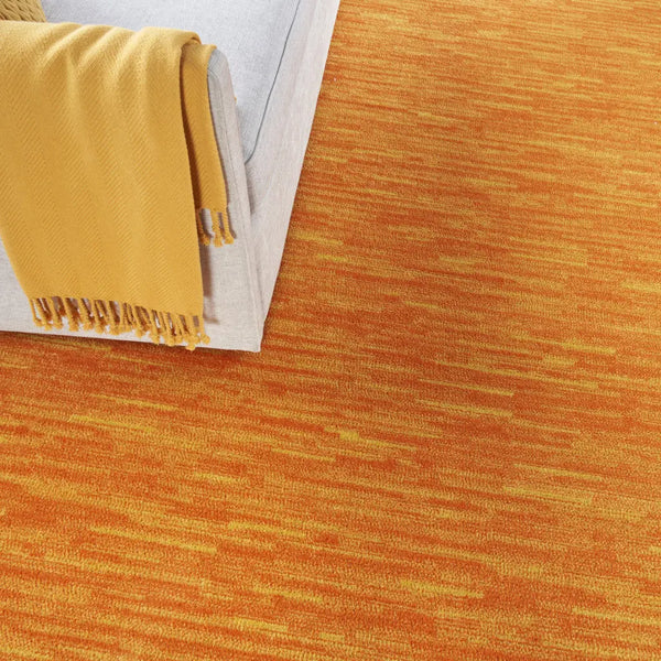 9' X 12' Orange Indoor Outdoor Area Rug - GreatEagleInc