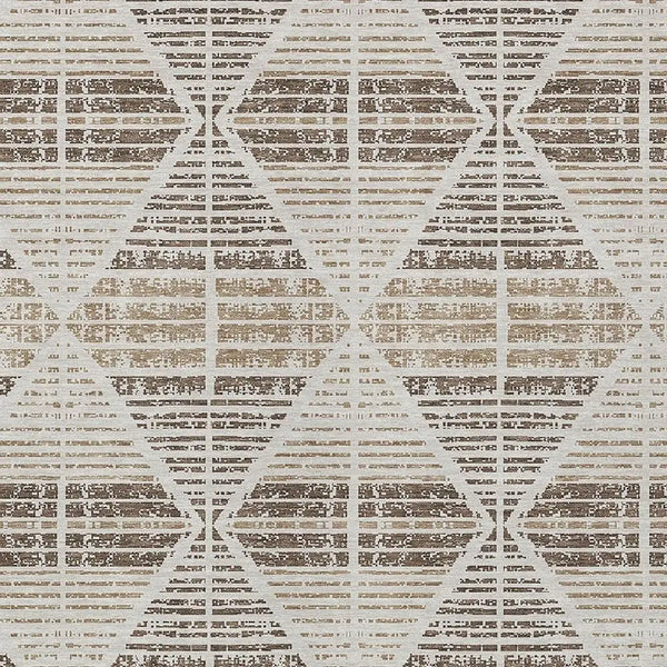 9' X 12' Pearl And Navy Blue Geometric Washable Indoor Outdoor Area Rug Homeroots Outdoor