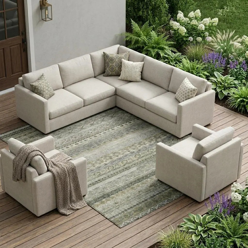 9' X 12' Pewter And Gray Striped Washable Indoor Outdoor Area Rug Homeroots Outdoor
