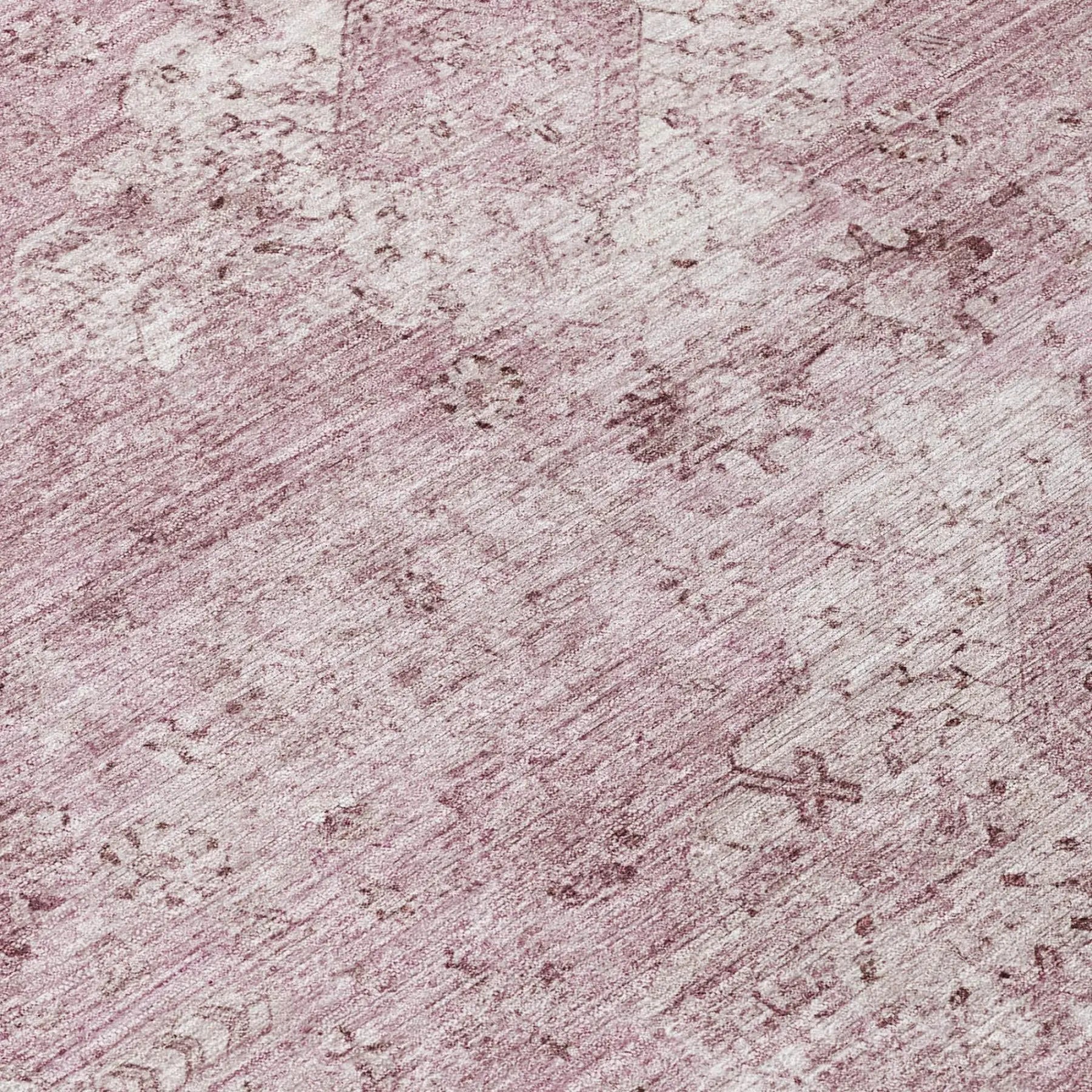 9' X 12' Pink And Blush Oriental Washable Indoor Outdoor Area Rug Homeroots Outdoor