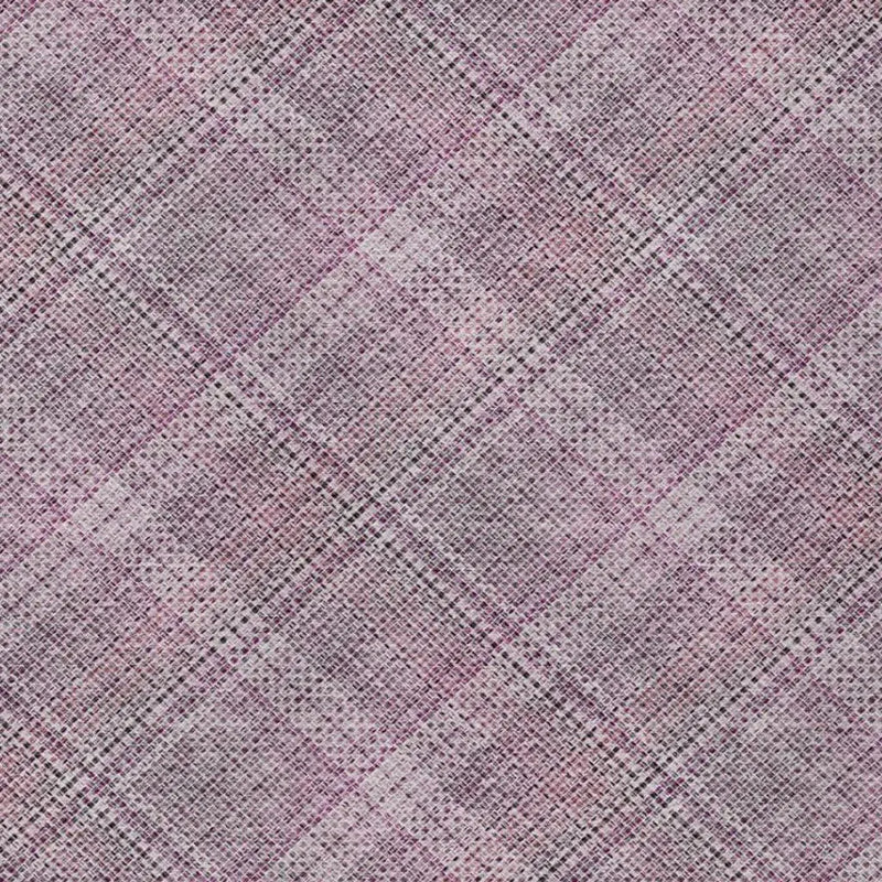 9' X 12' Pink And Blush Plaid Washable Indoor Outdoor Area Rug Homeroots Outdoor